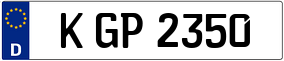 Truck License Plate
